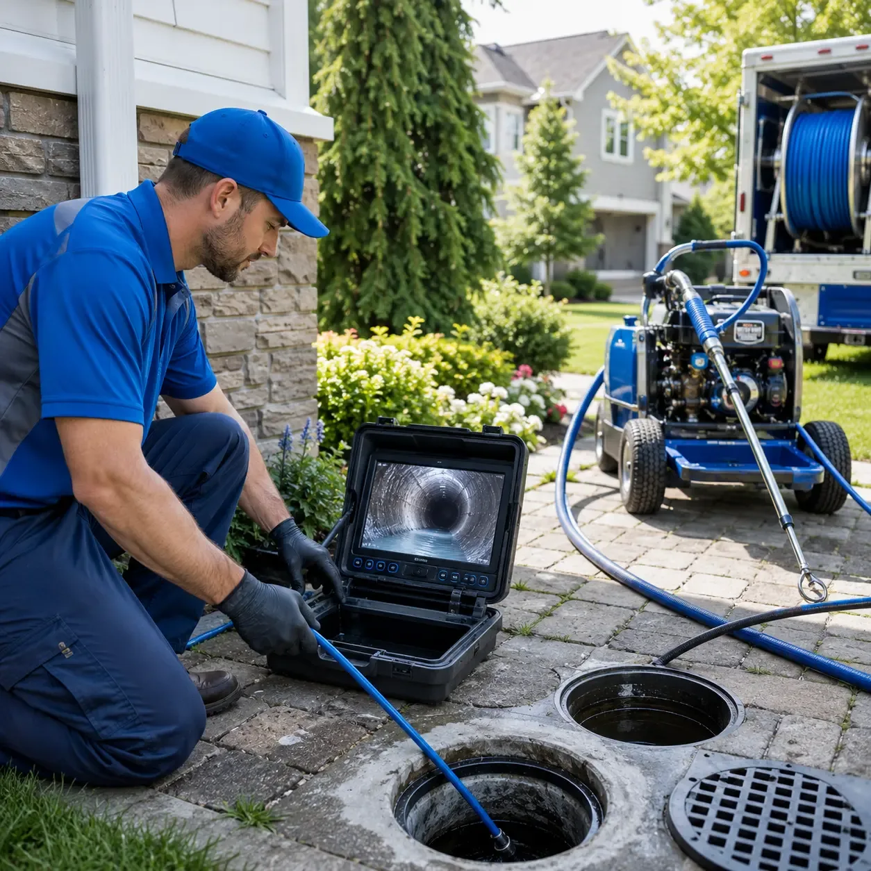 Outdoor drain cleaning professionals serving Cornwall, PA