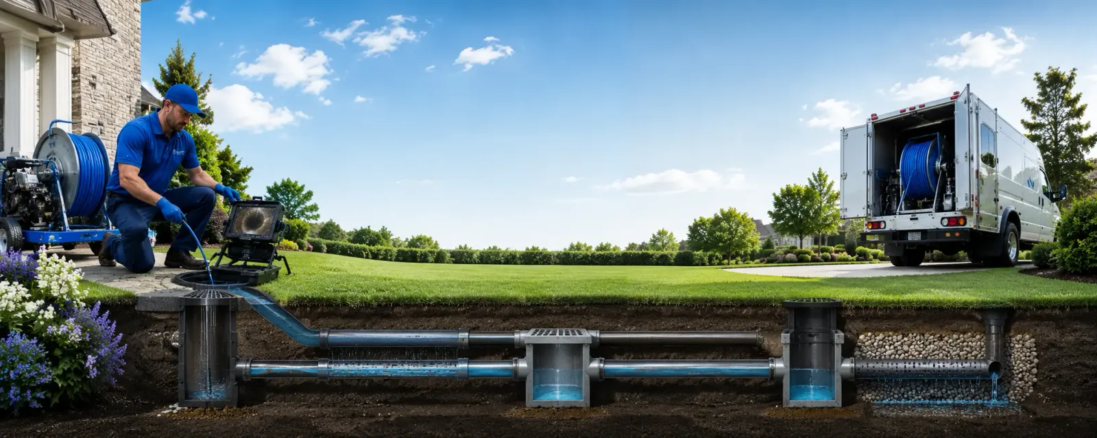 Outdoor drain cleaning information for Cornwall, PA